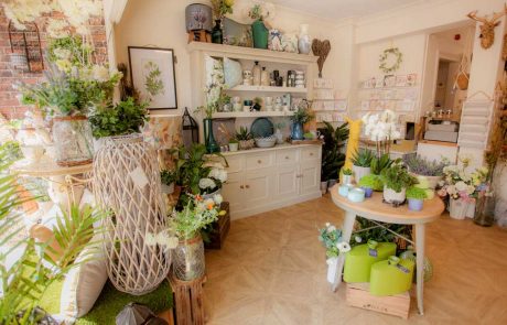 Inside the All Occasions florists and gift shop in Howden Yorkshire