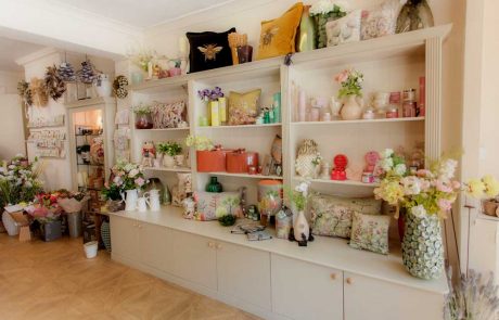 Inside the All Occasions florists and gift shop in Howden Yorkshire