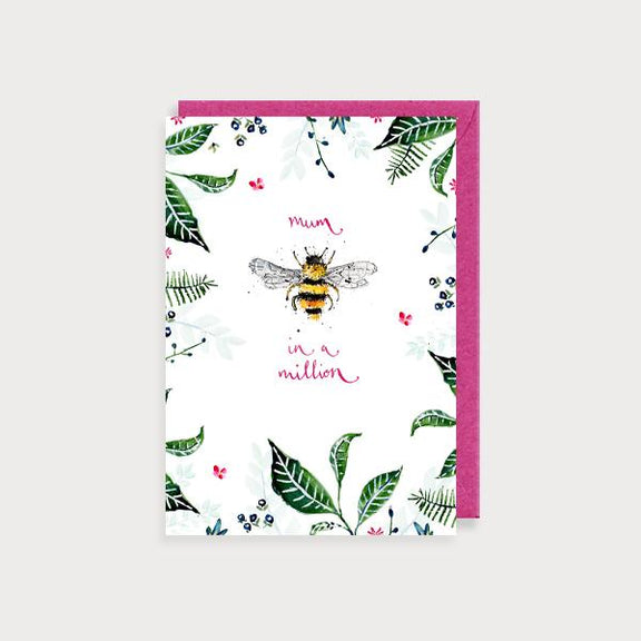 Bee Mum In A Million Card