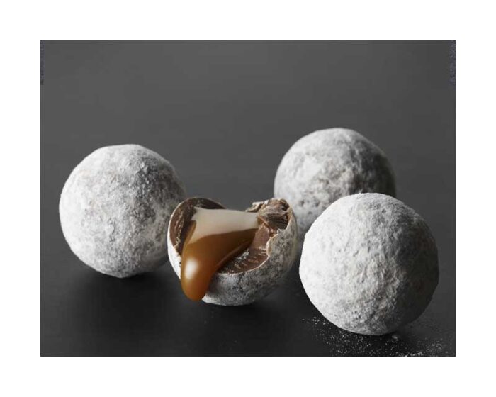 milk sea salt caramel truffle