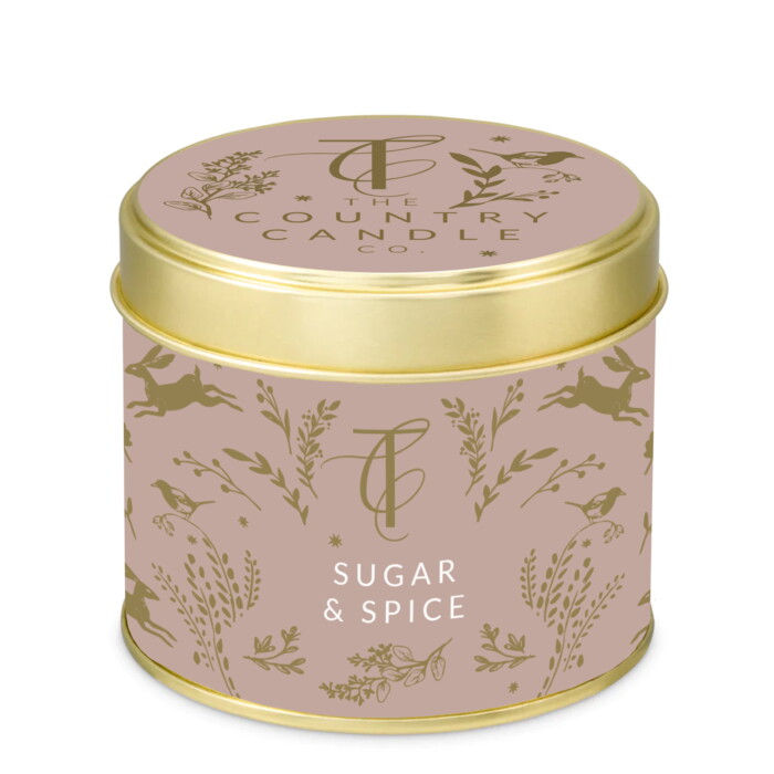 Sugar and Spice Tin Candle