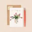 Vase of Flowers Lovely Mum Card