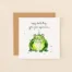 fine specimen toad birthday card